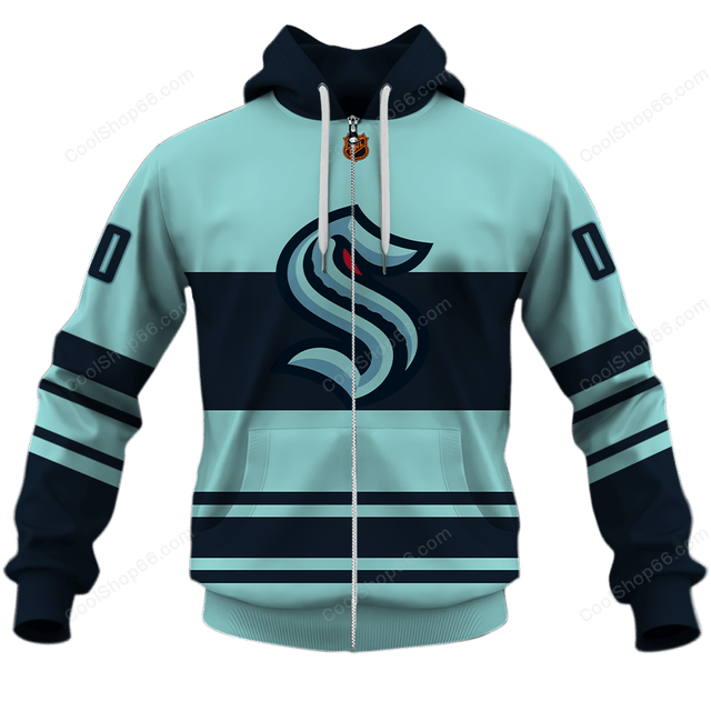 LIMITED EDITION - NEW CUSTOMIZED NHL20 STK SEATTLE KRAKEN UNISEX T-SHIRT, POLO, HOODIE & JACKETS