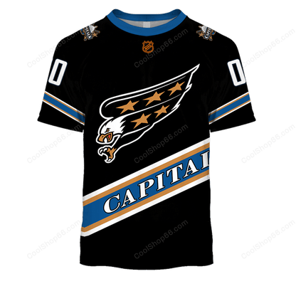 LIMITED EDITION - NEW CUSTOMIZED NHL10 WCP WASHINGTON CAPITALS UNISEX T-SHIRT, POLO, HOODIE & JACKETS