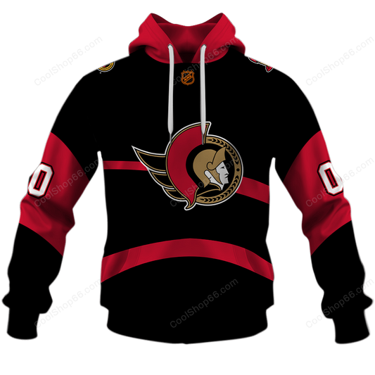 LIMITED EDITION - NEW CUSTOMIZED NHL29 OSN OTTAWA SENATORS UNISEX T-SHIRT, POLO, HOODIE & JACKETS