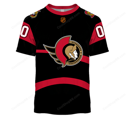 LIMITED EDITION - NEW CUSTOMIZED NHL29 OSN OTTAWA SENATORS UNISEX T-SHIRT, POLO, HOODIE & JACKETS