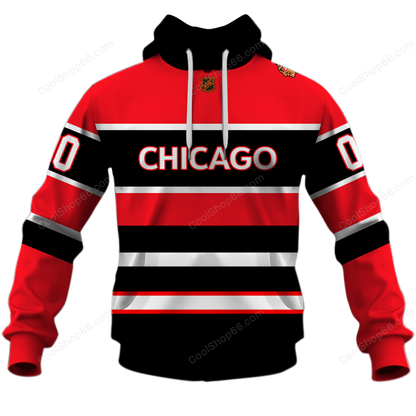 LIMITED EDITION - NEW CUSTOMIZED NHL08 CBH CHICAGO BLACKHAWKS UNISEX T-SHIRT, POLO, HOODIE & JACKETS