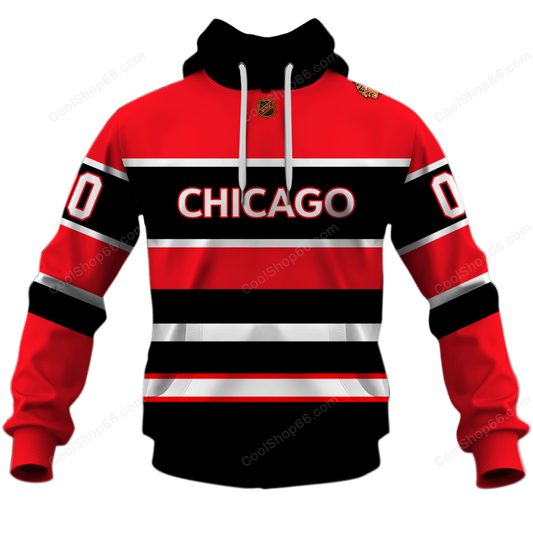 LIMITED EDITION - NEW CUSTOMIZED NHL08 CBH CHICAGO BLACKHAWKS UNISEX T-SHIRT, POLO, HOODIE & JACKETS