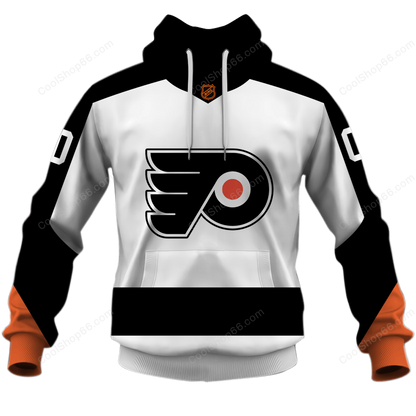 LIMITED EDITION - NEW CUSTOMIZED NHL27 PPF PHILADELPHIA FLYERS UNISEX T-SHIRT, POLO, HOODIE & JACKETS