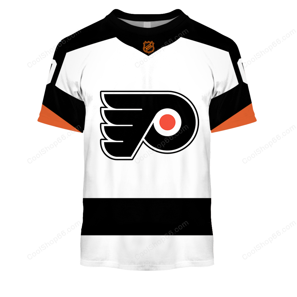 LIMITED EDITION - NEW CUSTOMIZED NHL27 PPF PHILADELPHIA FLYERS UNISEX T-SHIRT, POLO, HOODIE & JACKETS