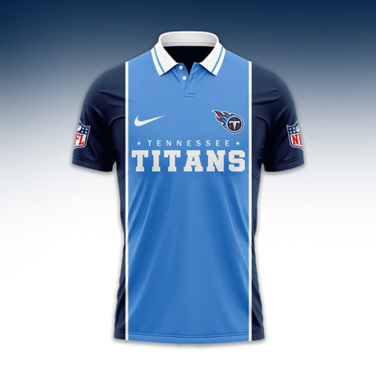 LIMITED EDITION - NEW CUSTOMIZED NFL31 TST TENNESSEE TITANS UNISEX T-SHIRT, POLO & HOODIE