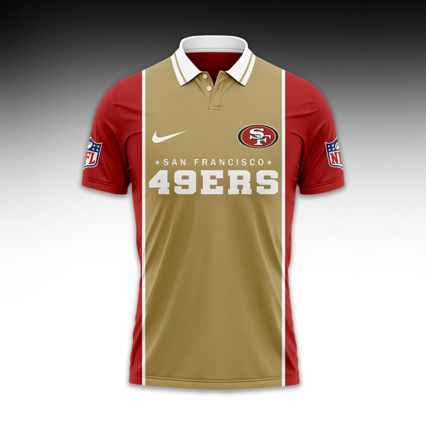 LIMITED EDITION - NEW CUSTOMIZED NFL11 SF49 SAN FRANCISCO 49ERS UNISEX T-SHIRT, POLO & HOODIE
