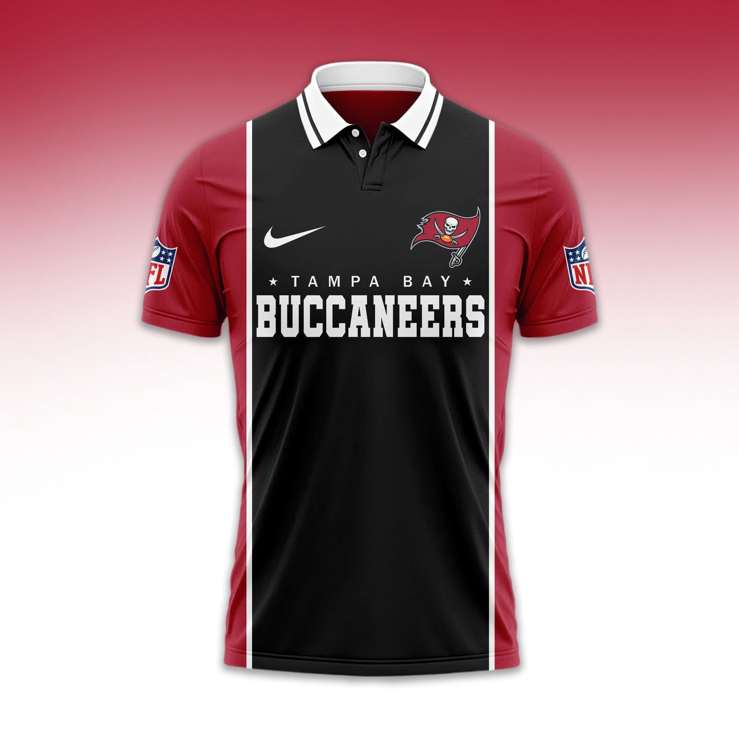 LIMITED EDITION - NEW CUSTOMIZED NFL10 TBB TAMPA BAY BUCCANEERS UNISEX T-SHIRT, POLO & HOODIE