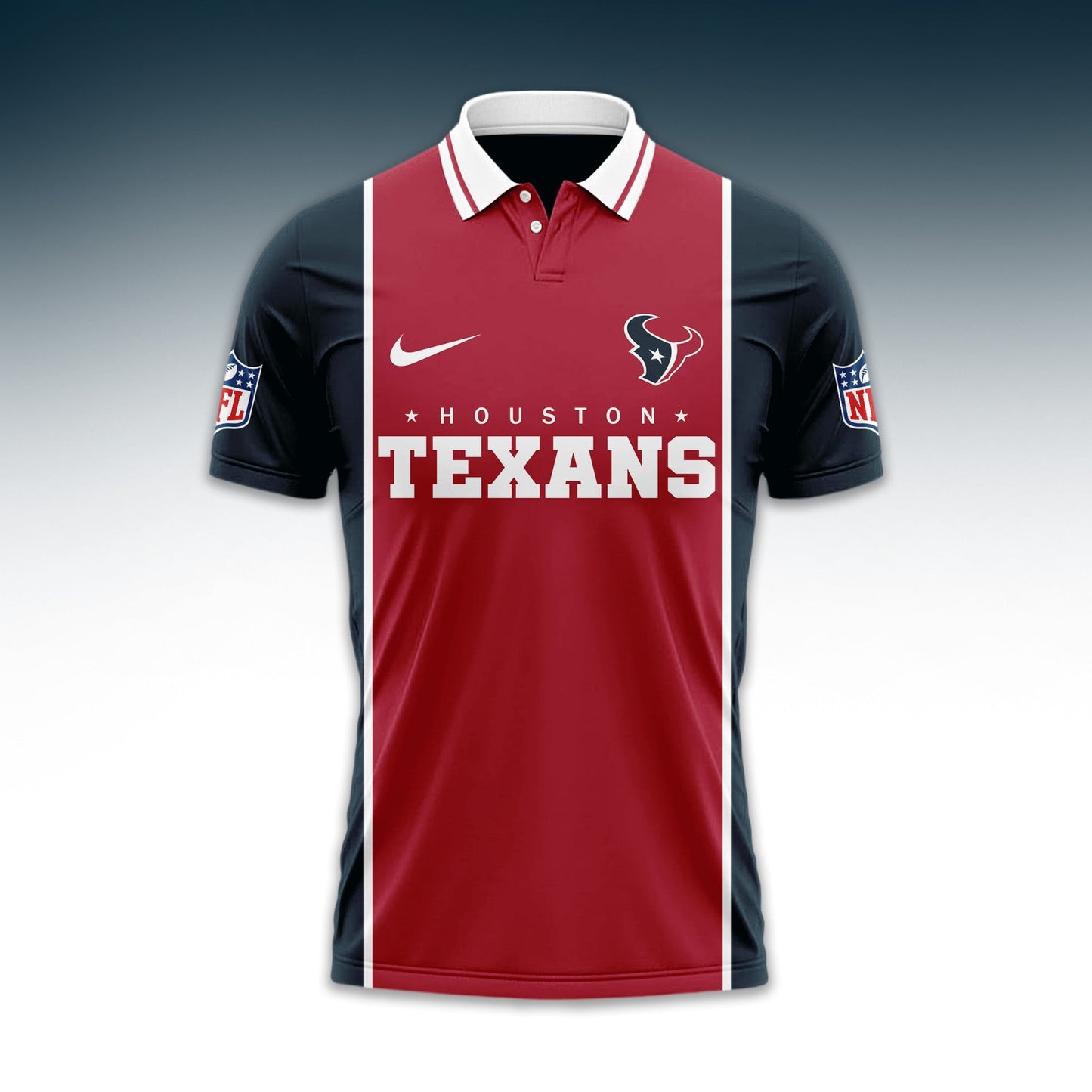 LIMITED EDITION - NEW CUSTOMIZED NFL15 HTT HOUSTON TEXANS UNISEX T-SHIRT, POLO & HOODIE