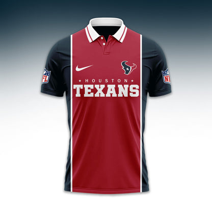 LIMITED EDITION - NEW CUSTOMIZED NFL15 HTT HOUSTON TEXANS UNISEX T-SHIRT, POLO & HOODIE
