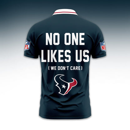 LIMITED EDITION - NEW CUSTOMIZED NFL15 HTT HOUSTON TEXANS UNISEX T-SHIRT, POLO & HOODIE