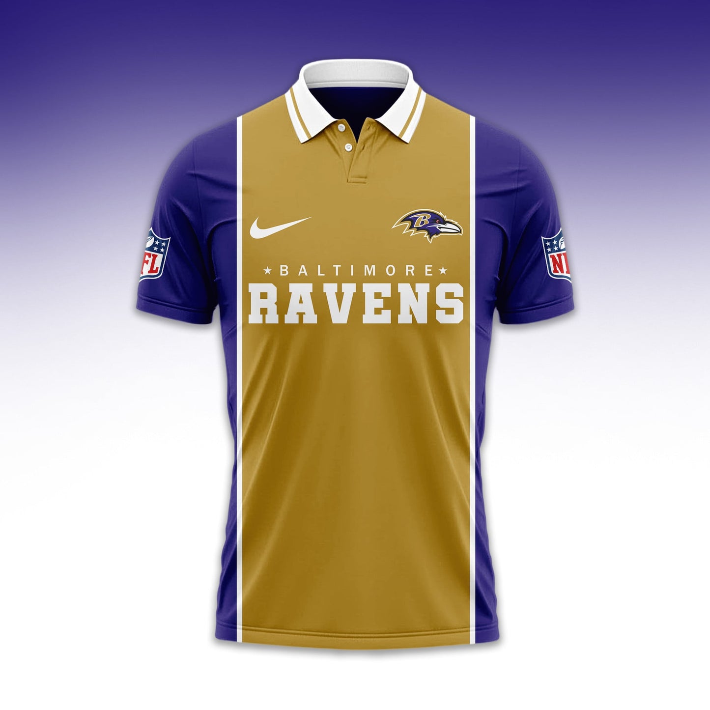 LIMITED EDITION - NEW CUSTOMIZED NFL28 BTR BALTIMORE RAVENS UNISEX T-SHIRT, POLO & HOODIE
