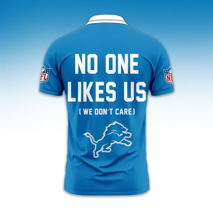 LIMITED EDITION - NEW CUSTOMIZED NFL04 DTL DETROIT LIONS UNISEX T-SHIRT, POLO & HOODIE