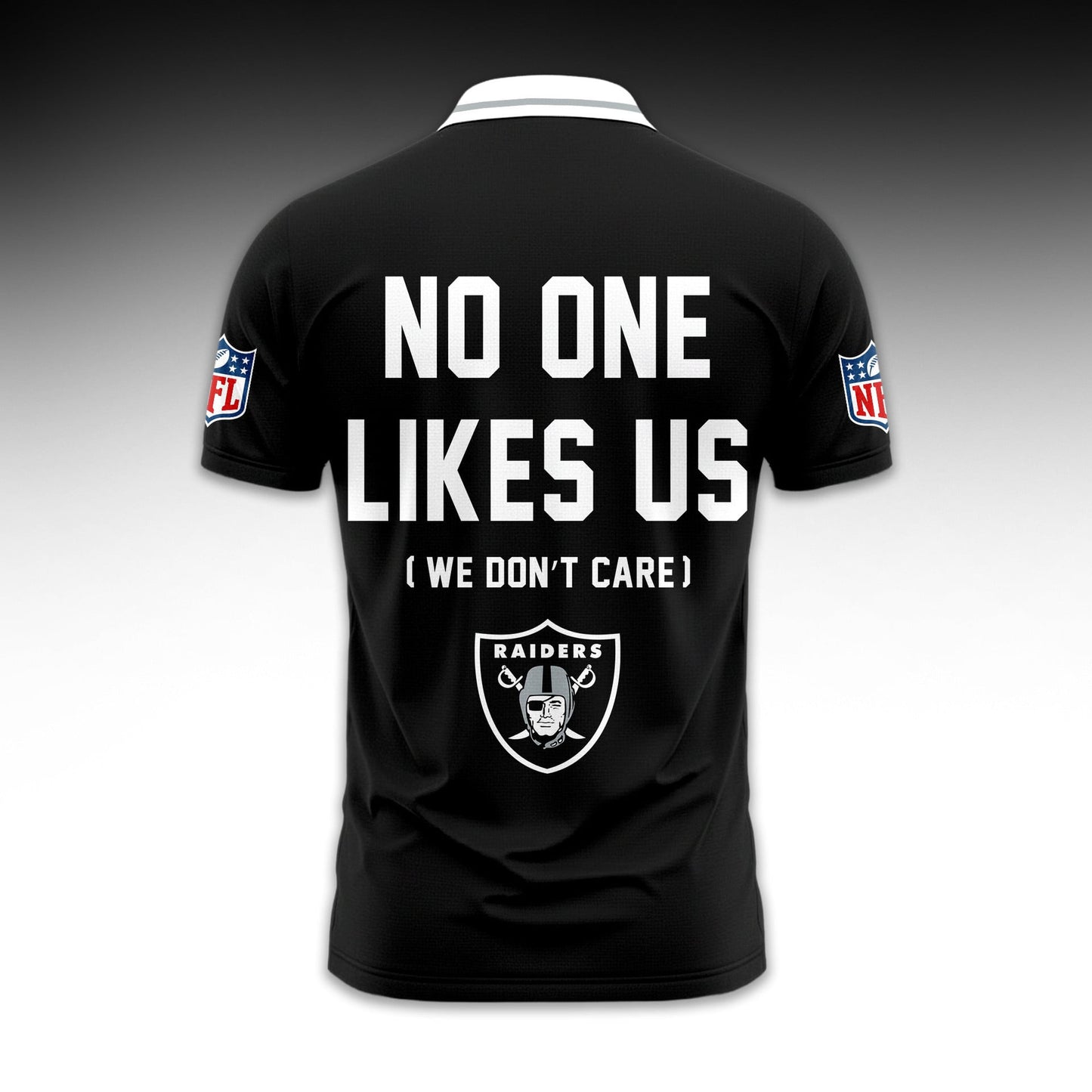 LIMITED EDITION - NEW CUSTOMIZED NFL07 LVR LAS VEGAS RAIDERS UNISEX T-SHIRT, POLO & HOODIE