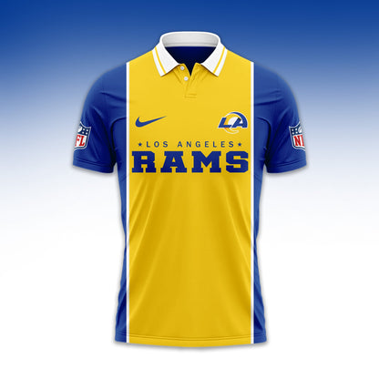 LIMITED EDITION - NEW CUSTOMIZED NFL22 LAR LOS ANGELES RAMS UNISEX T-SHIRT, POLO & HOODIE