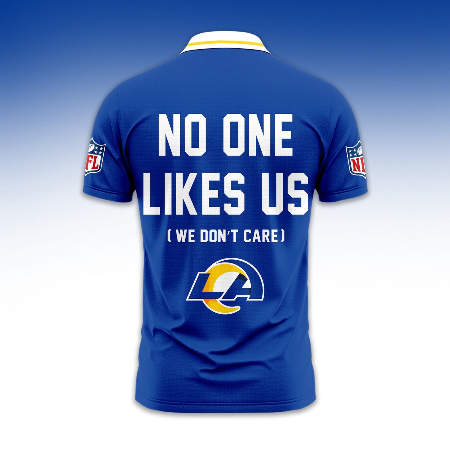 LIMITED EDITION - NEW CUSTOMIZED NFL22 LAR LOS ANGELES RAMS UNISEX T-SHIRT, POLO & HOODIE