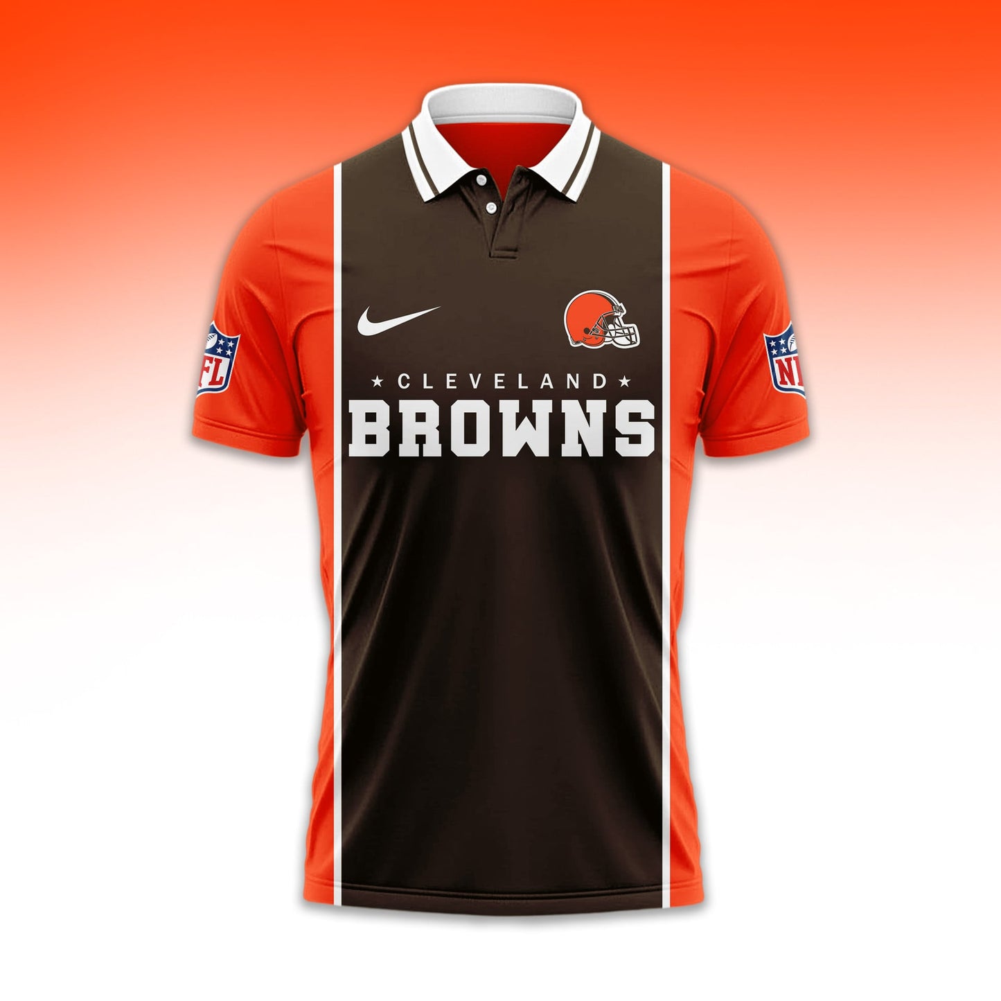 LIMITED EDITION - NEW CUSTOMIZED NFL29 CLB CLEVELAND BROWNS UNISEX T-SHIRT, POLO & HOODIE