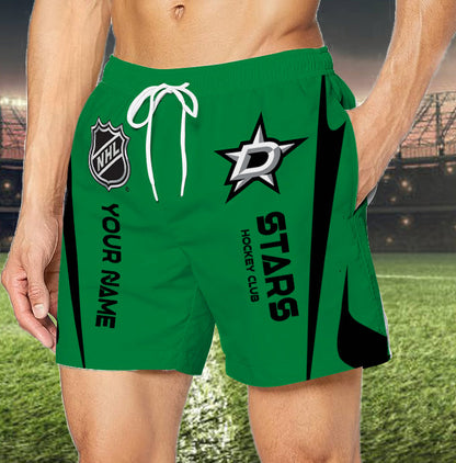 [SUPER SALE] NEW CUSTOMIZED NHL15 DLS DALLAS STARS UNISEX SHORT PANTS