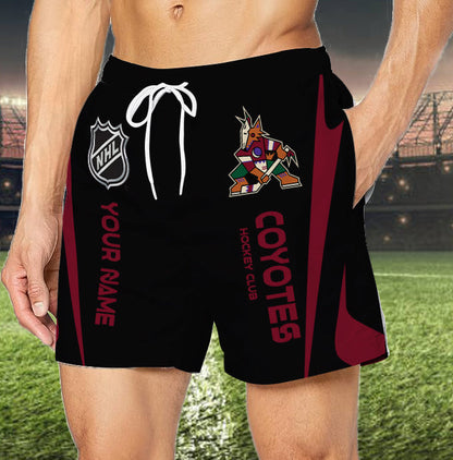 [SUPER SALE] NEW CUSTOMIZED NHL30 AZC ARIZONA COYOTES UNISEX SHORT PANTS