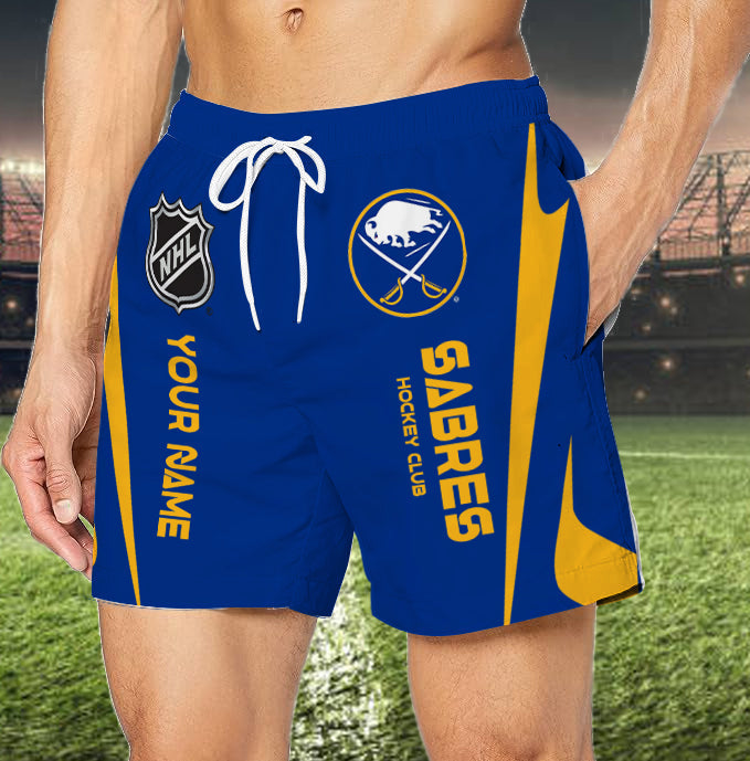 [SUPER SALE] NEW CUSTOMIZED NHL28 BFS BUFFALO SABRES UNISEX SHORT PANTS