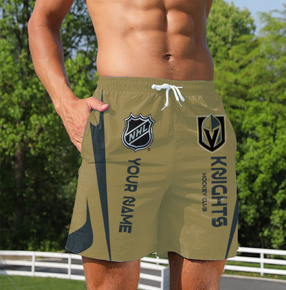 [SUPER SALE] NEW CUSTOMIZED NHL04 VGK VEGAS GOLDEN KNIGHTS UNISEX SHORT PANTS