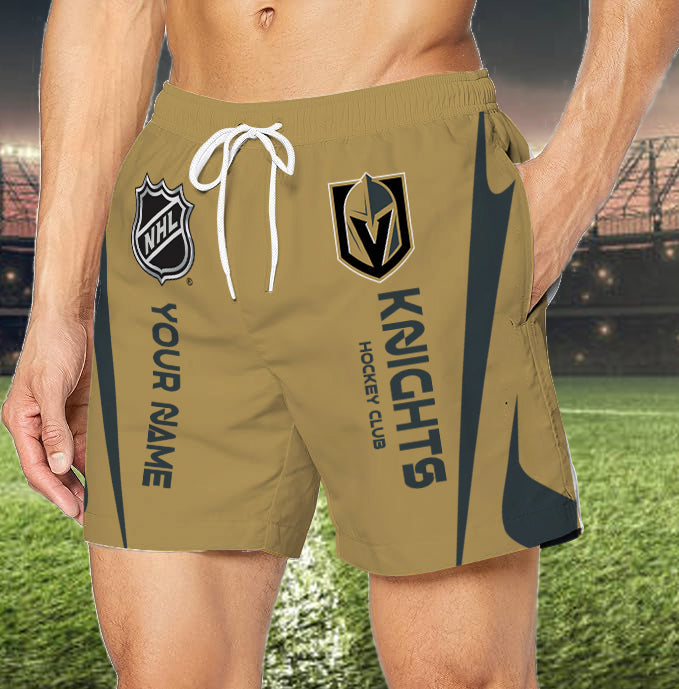 [SUPER SALE] NEW CUSTOMIZED NHL04 VGK VEGAS GOLDEN KNIGHTS UNISEX SHORT PANTS