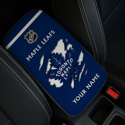 LIMITED EDITION - NEW CUSTOMIZED NHL23 TML TORONTO MAPLE LEAFS CAR ARMREST PAD COVER