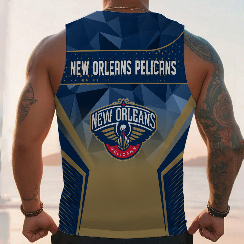 LIMITED EDITION - NEW CUSTOMIZED NBA30 NO NEW ORLEANS PELICANS UNISEX TANK TOP