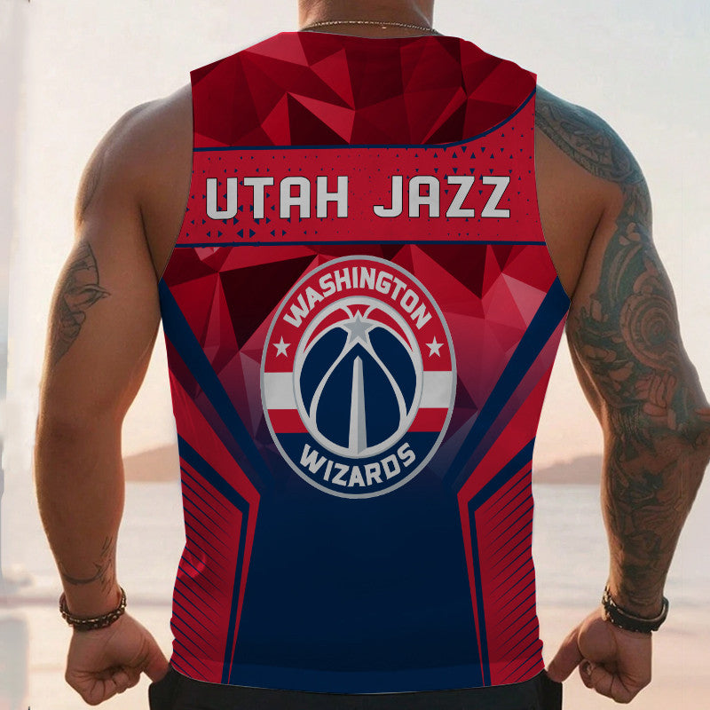 LIMITED EDITION - NEW CUSTOMIZED NBA28 WW WASHINGTON WIZARDS UNISEX TANK TOP