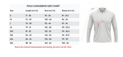 LIMITED EDITION - NEW CUSTOMIZED NFL29 CLB CLEVELAND BROWNS MEN LONG SLEEVE POLO