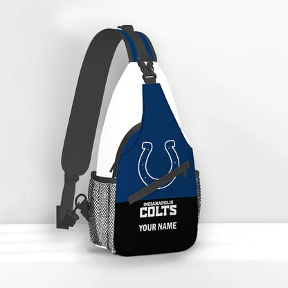 LIMITED EDITION - NEW CUSTOMIZED NFL17 IDC INDIANAPOLIS COLTS SLING BAG