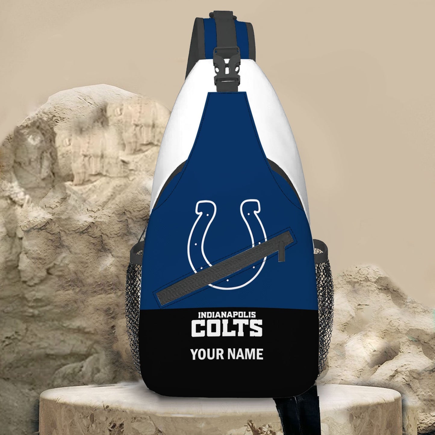 LIMITED EDITION - NEW CUSTOMIZED NFL17 IDC INDIANAPOLIS COLTS SLING BAG