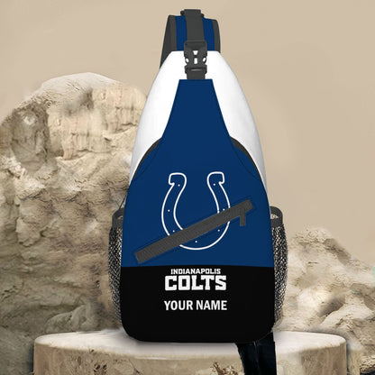 LIMITED EDITION - NEW CUSTOMIZED NFL17 IDC INDIANAPOLIS COLTS SLING BAG