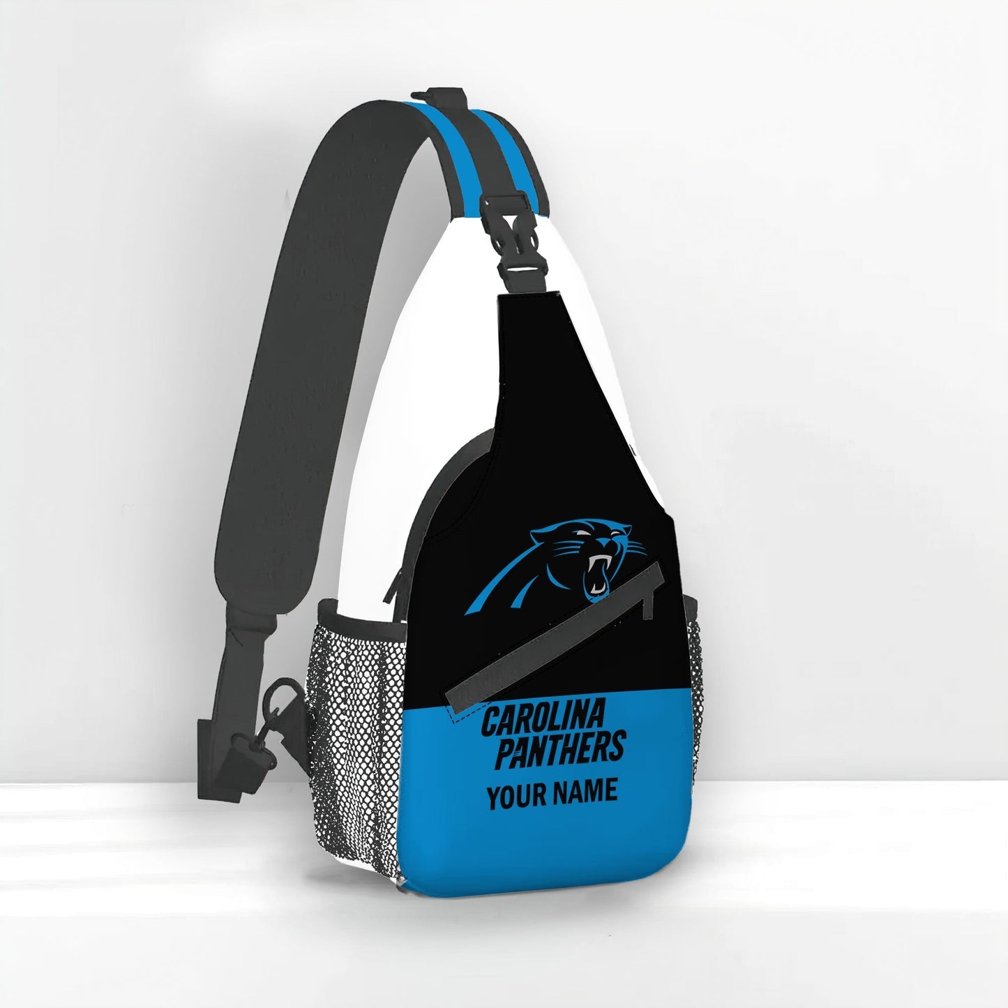 LIMITED EDITION - NEW CUSTOMIZED NFL23 CLP CAROLINA PANTHERS SLING BAG