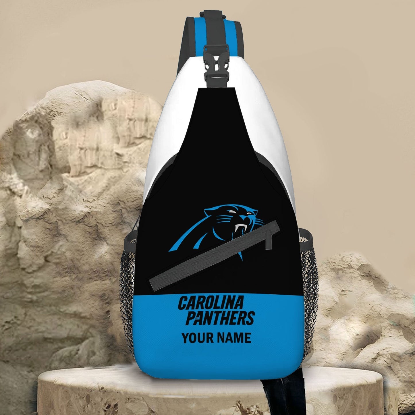 LIMITED EDITION - NEW CUSTOMIZED NFL23 CLP CAROLINA PANTHERS SLING BAG