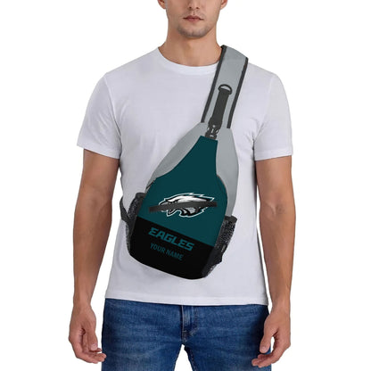 LIMITED EDITION - NEW CUSTOMIZED NFL02 PPE PHILADELPHIA EAGLES SLING BAG