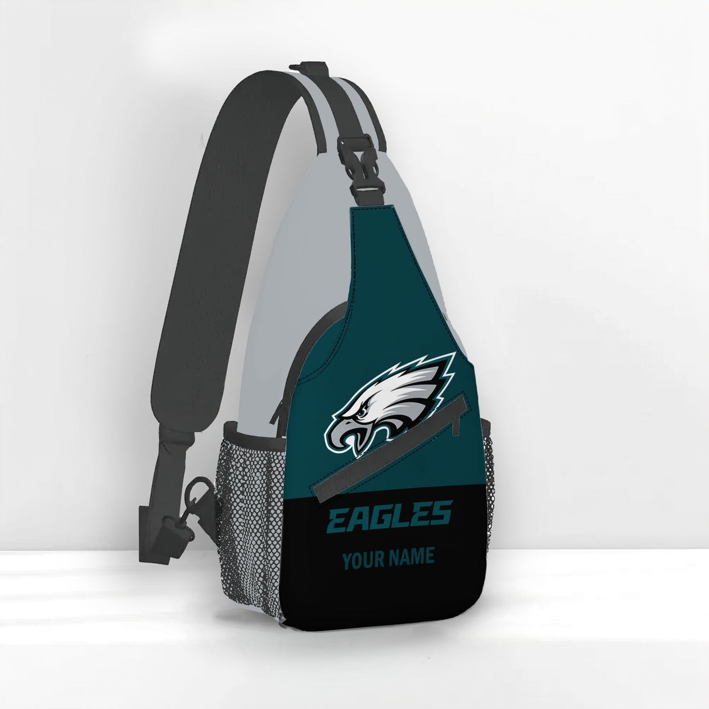 LIMITED EDITION - NEW CUSTOMIZED NFL02 PPE PHILADELPHIA EAGLES SLING BAG