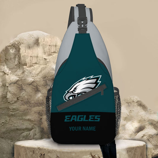 LIMITED EDITION - NEW CUSTOMIZED NFL02 PPE PHILADELPHIA EAGLES SLING BAG