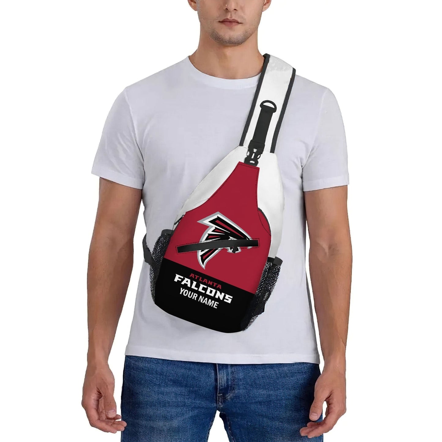 LIMITED EDITION - NEW CUSTOMIZED NFL18 ATF ATLANTA FALCONS SLING BAG