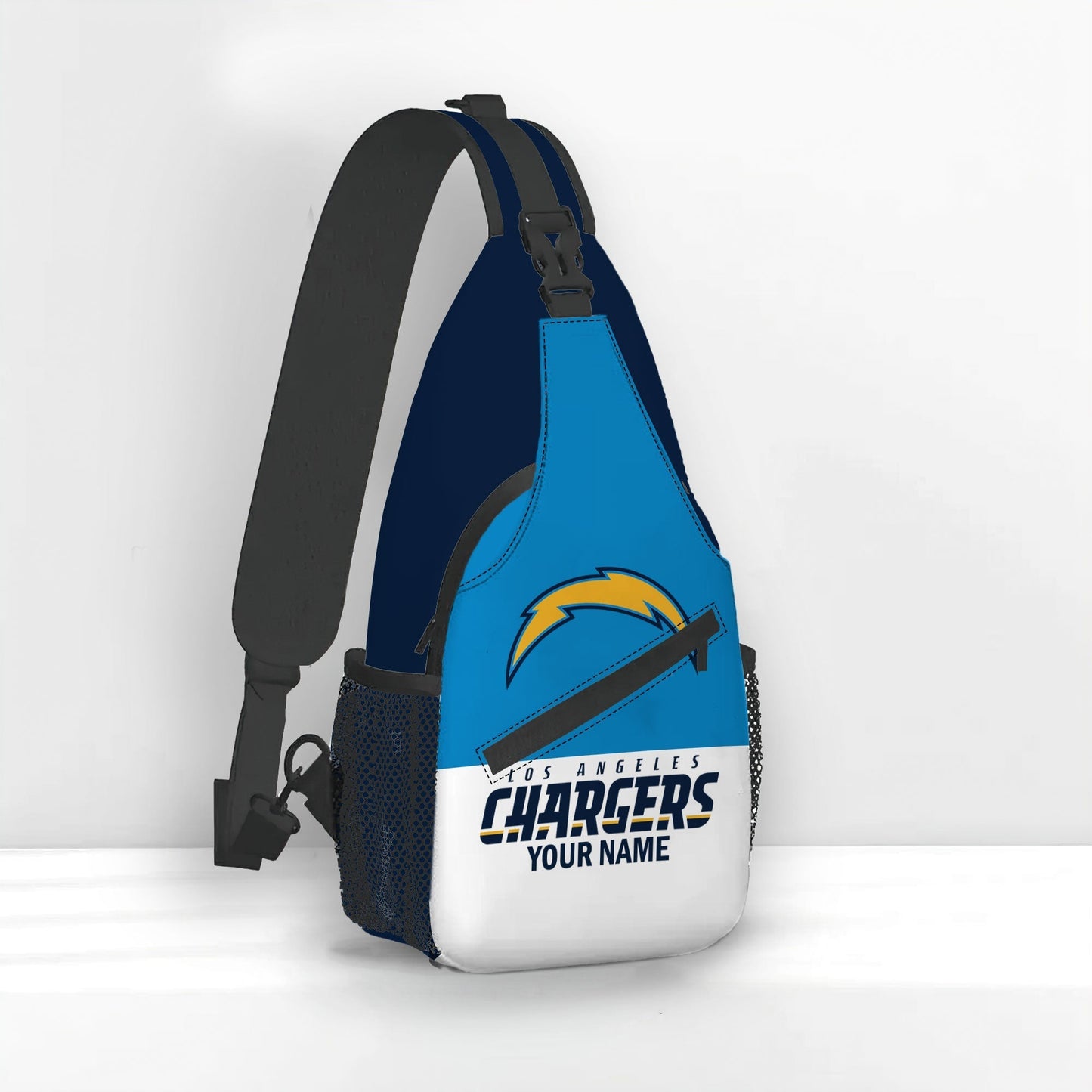 LIMITED EDITION - NEW CUSTOMIZED NFL09 LAC LOS ANGELES CHARGERS SLING BAG