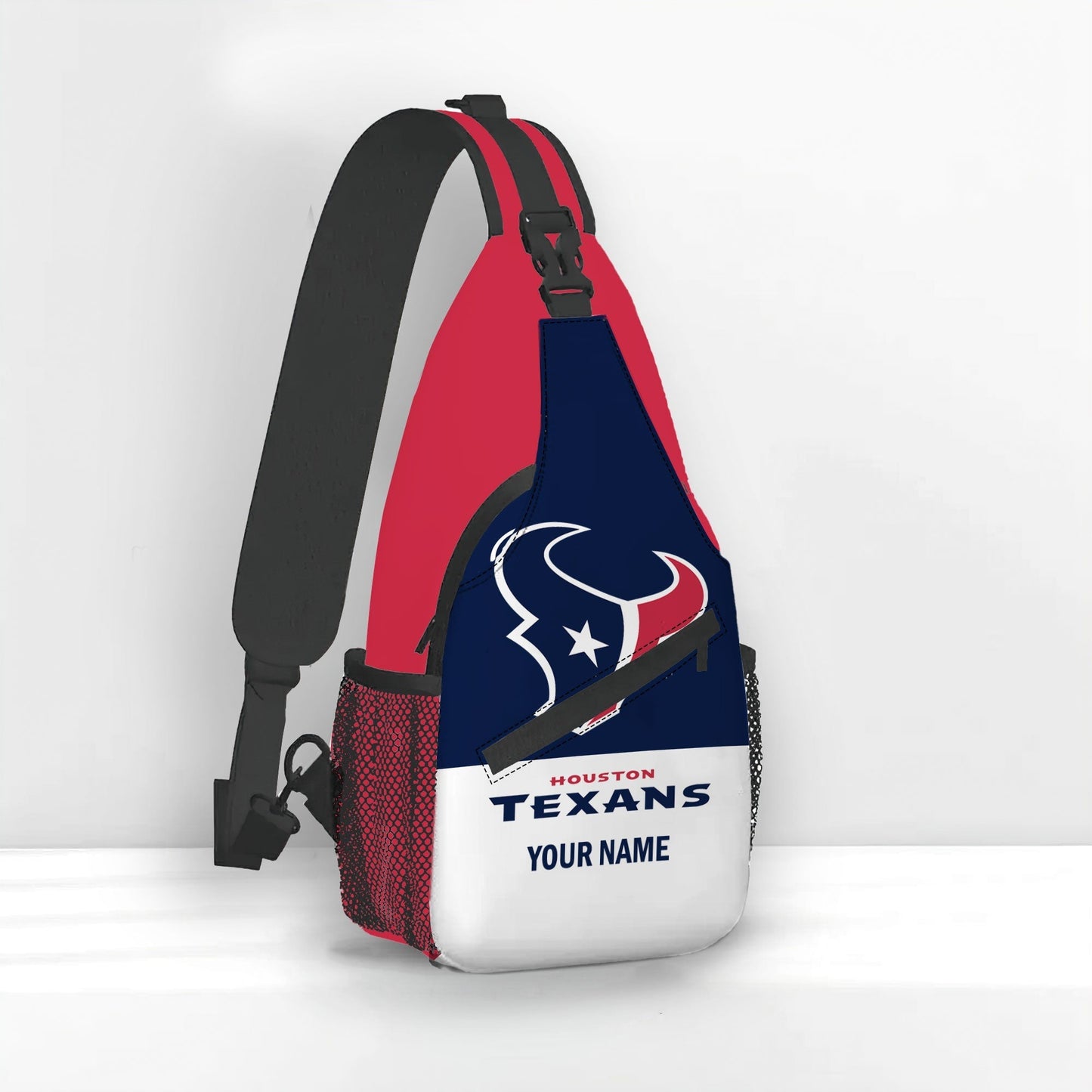 LIMITED EDITION - NEW CUSTOMIZED NFL15 HTT HOUSTON TEXANS SLING BAG