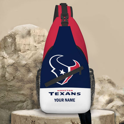 LIMITED EDITION - NEW CUSTOMIZED NFL15 HTT HOUSTON TEXANS SLING BAG