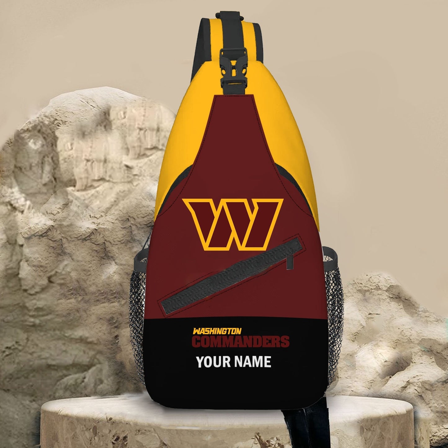 LIMITED EDITION - NEW CUSTOMIZED NFL12 WTC WASHINGTON COMMANDERS SLING BAG