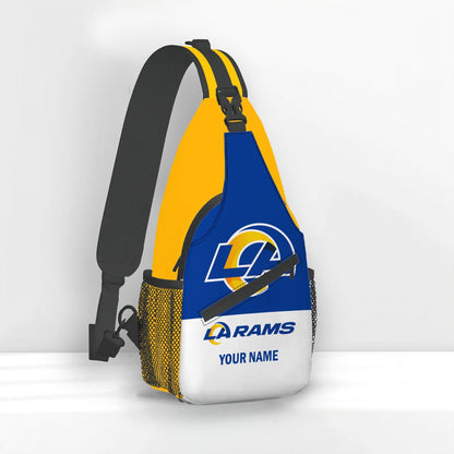 LIMITED EDITION - NEW CUSTOMIZED NFL22 LAR LOS ANGELES RAMS SLING BAG