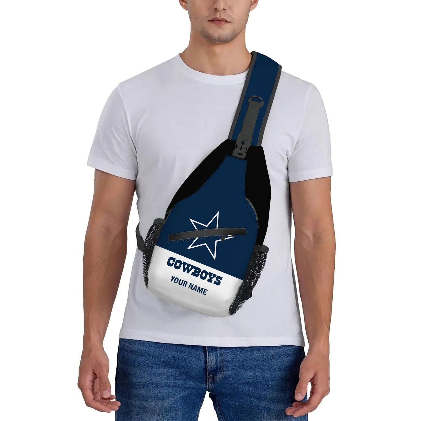 LIMITED EDITION - NEW CUSTOMIZED NFL21 DCB DALLAS COWBOYS SLING BAG