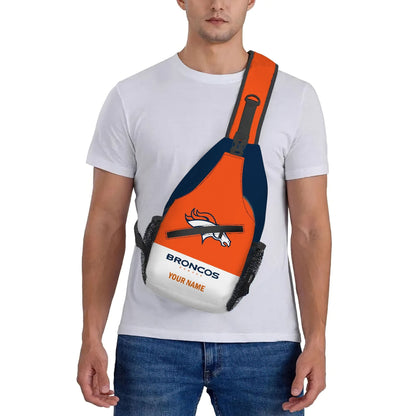 LIMITED EDITION - NEW CUSTOMIZED NFL13 DVB DENVER BRONCOS SLING BAG