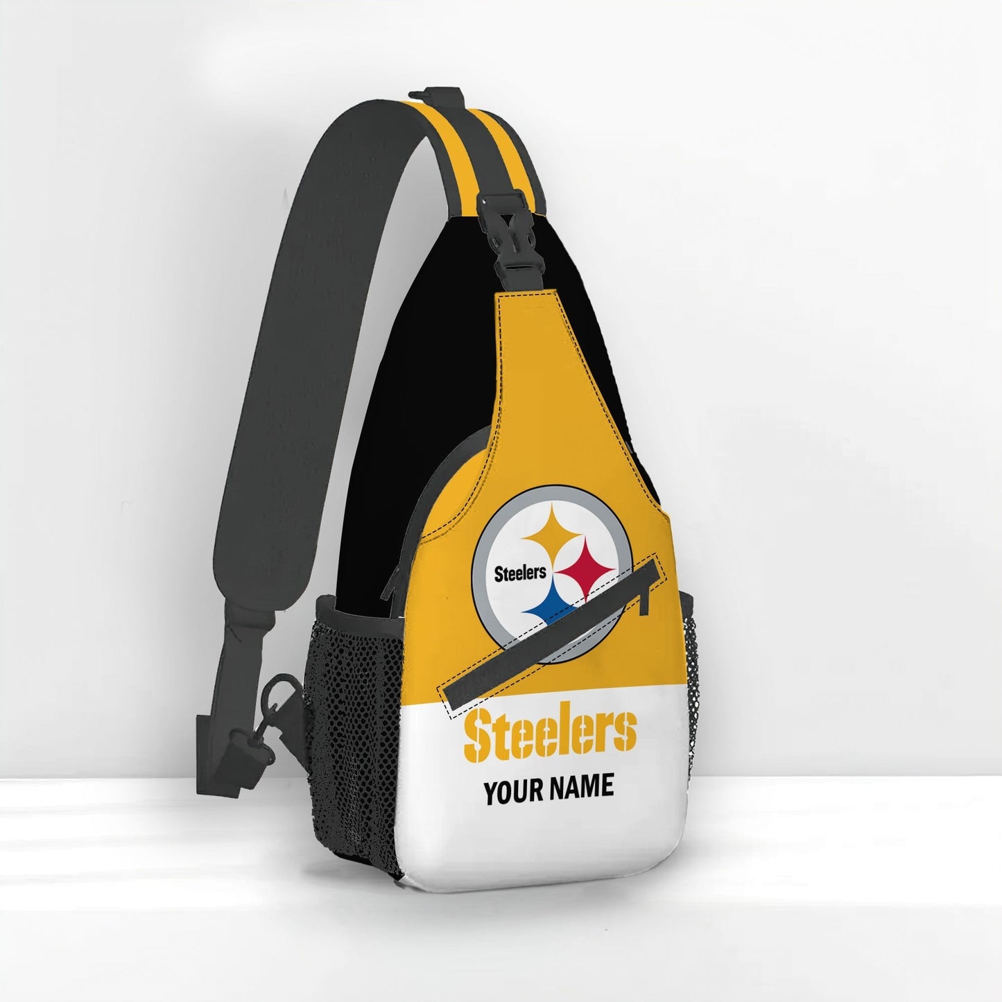 LIMITED EDITION - NEW CUSTOMIZED NFL14 PSB PITTSBURGH STEELERS SLING BAG