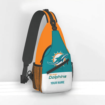 LIMITED EDITION - NEW CUSTOMIZED NFL19 MDP MIAMI DOLPHINS SLING BAG
