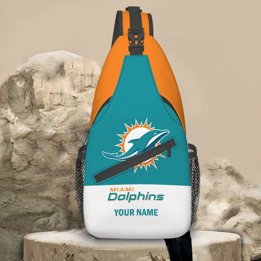 LIMITED EDITION - NEW CUSTOMIZED NFL19 MDP MIAMI DOLPHINS SLING BAG