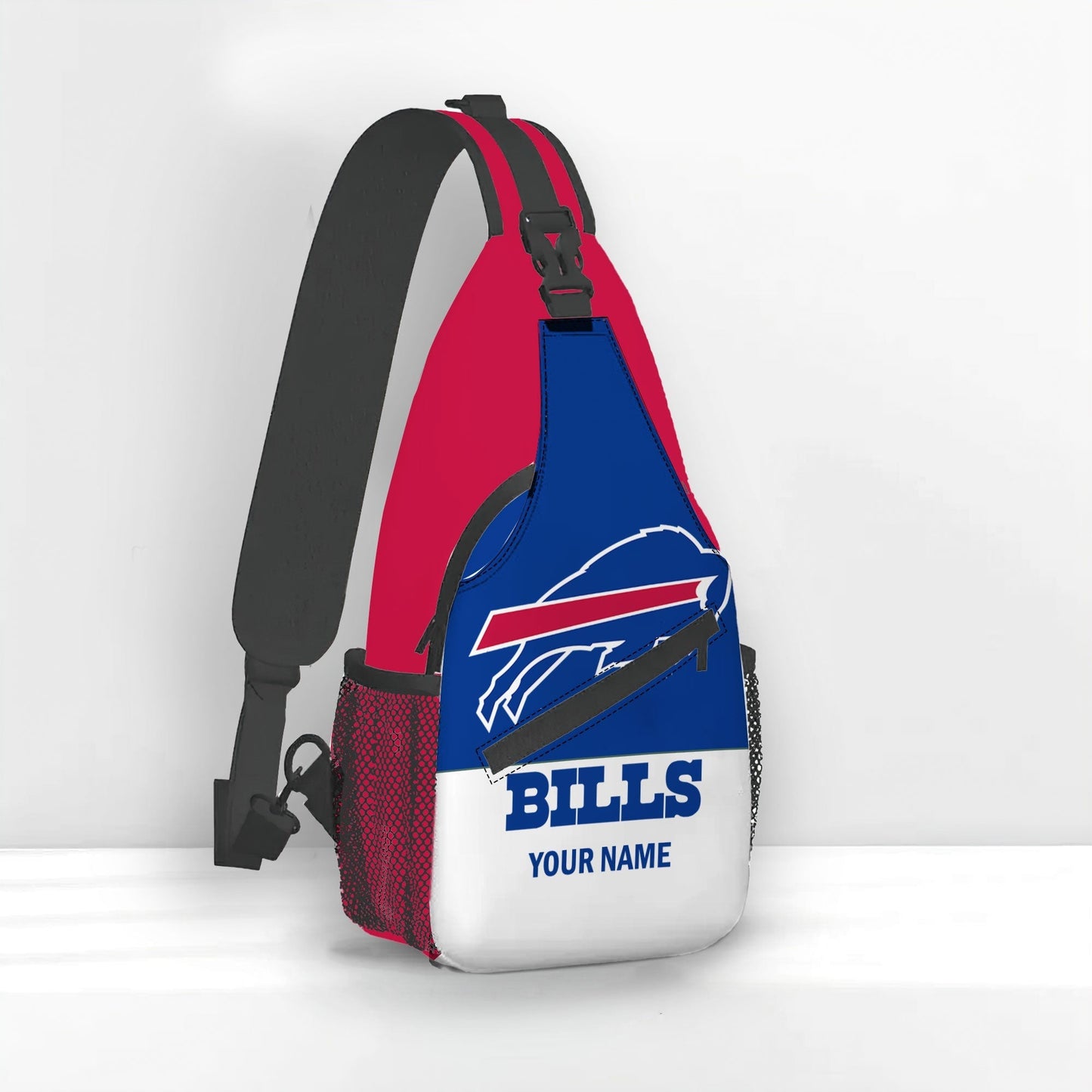 LIMITED EDITION - NEW CUSTOMIZED NFL03 BFB BUFFALO BILLS SLING BAG