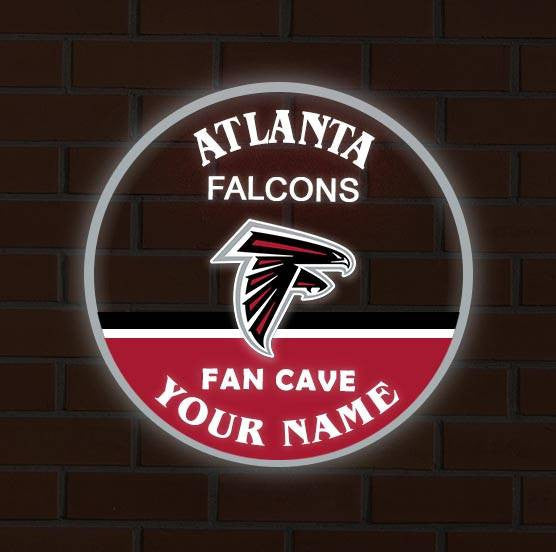 LIMITED EDITION - NEW CUSTOMIZED NFL18 ATF ATLANTA FALCONS LED LIGHT WALL DECOR